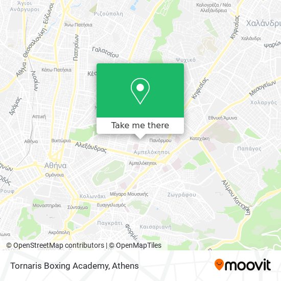 Tornaris Boxing Academy map