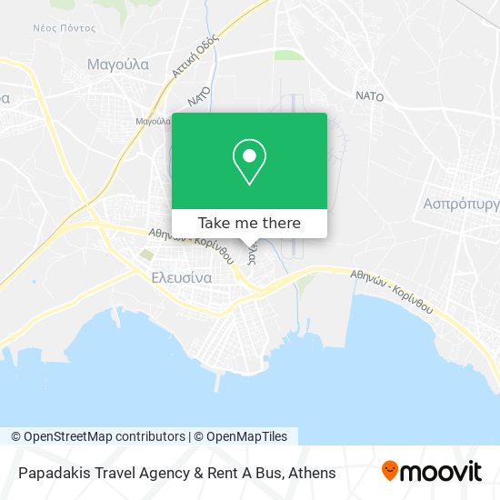 Papadakis Travel Agency & Rent A Bus map