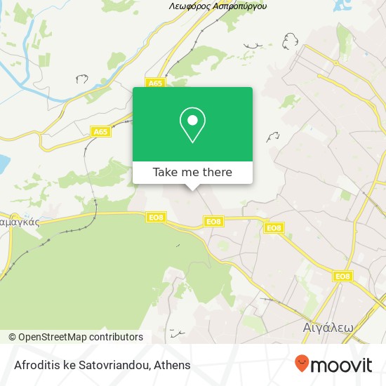 Afroditis ke Satovriandou map