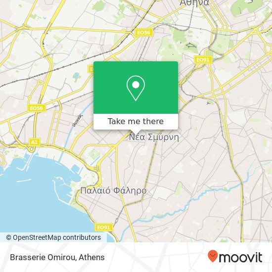 Brasserie Omirou map