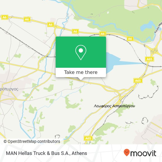 MAN Hellas Truck & Bus S.A. map