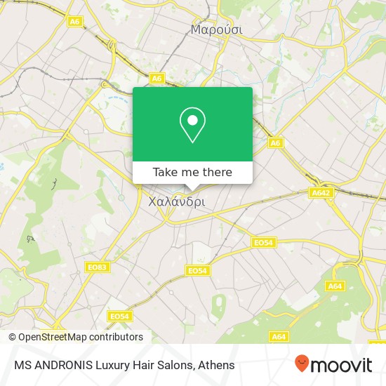 MS ANDRONIS Luxury Hair Salons map