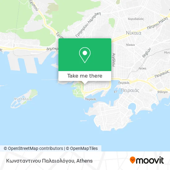 Κωνσταντινου Παλαιολόγου map