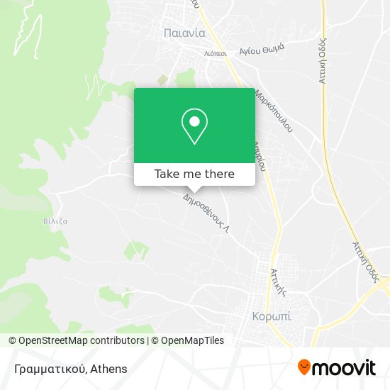 Γραμματικού map