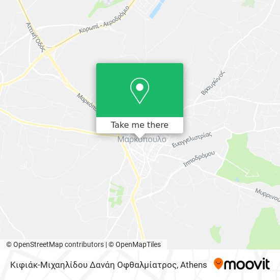 Κιφιάκ-Μιχαηλίδου Δανάη Οφθαλμίατρος map