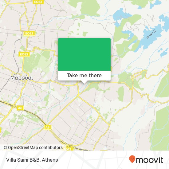 Villa Saini B&B map
