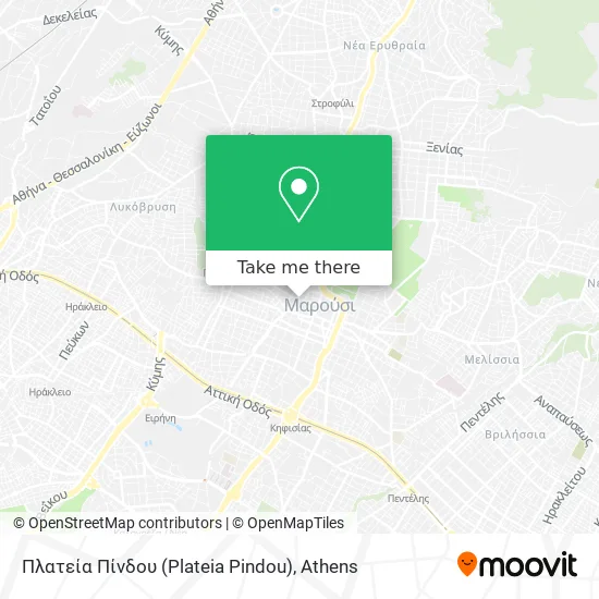 Πλατεία Πίνδου (Plateia Pindou) map