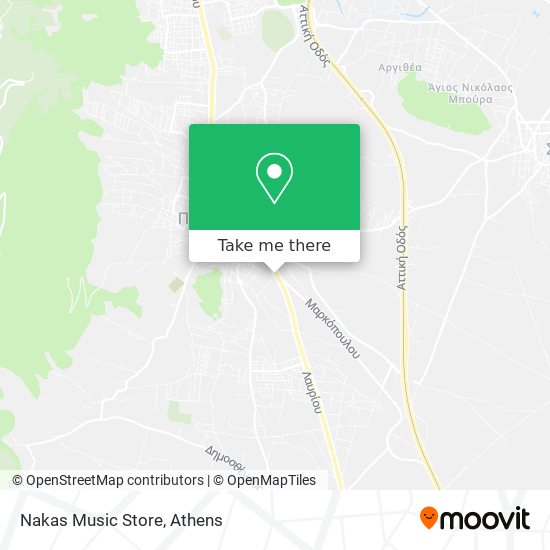 Nakas Music Store map