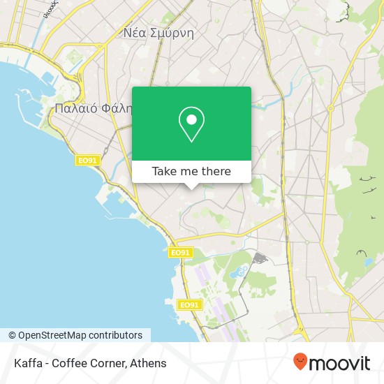 Kaffa - Coffee Corner map