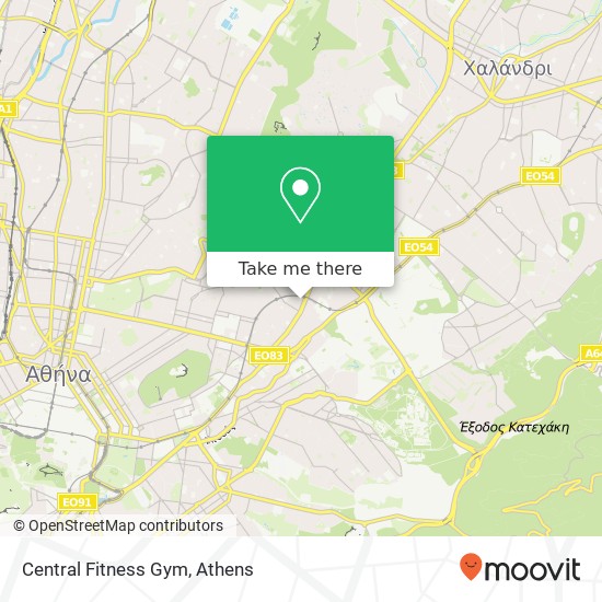 Central Fitness Gym map
