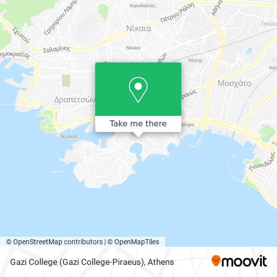 Gazi College (Gazi College-Piraeus) map