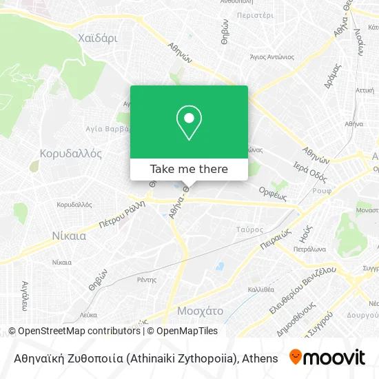 Αθηναϊκή Ζυθοποιία (Athinaiki Zythopoiia) map