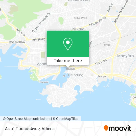 Ακτή Ποσειδώνος map