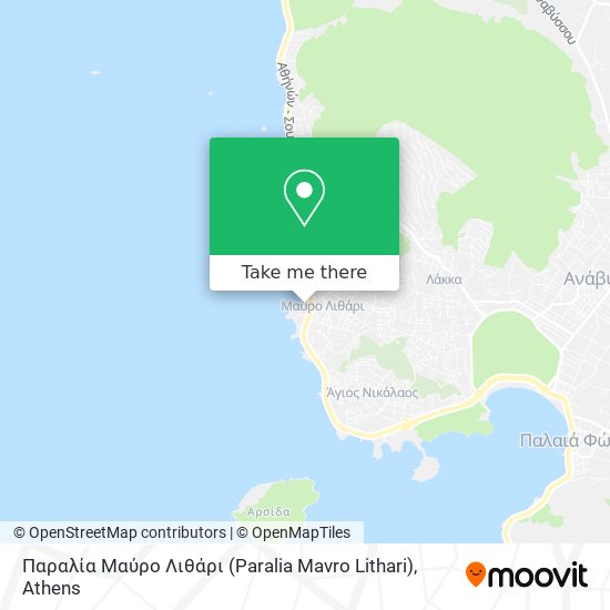 Παραλία Μαύρο Λιθάρι (Paralia Mavro Lithari) map
