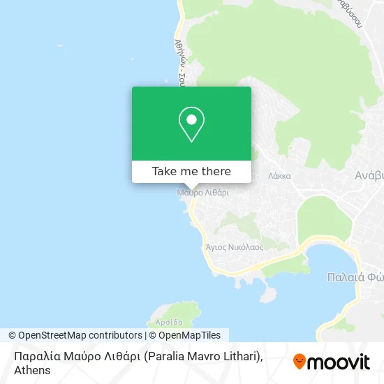 Παραλία Μαύρο Λιθάρι (Paralia Mavro Lithari) map