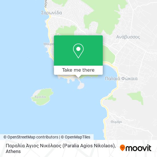Παραλία Άγιος Νικόλαος (Paralia Agios Nikolaos) map