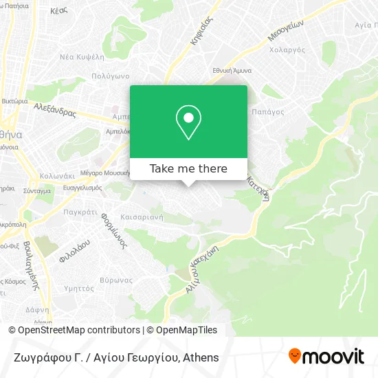 Ζωγράφου Γ. / Αγίου Γεωργίου map