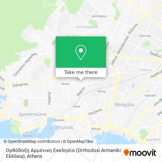 Ορθόδοξη Αρμένικη Εκκλησία (Orthodoxi Armeniki Ekklisia) map
