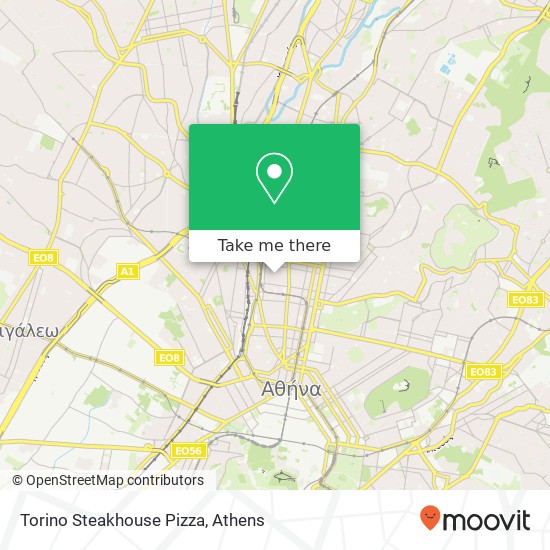 Torino Steakhouse Pizza map