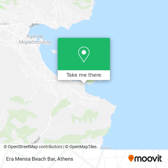 Era Mensa Beach Bar map