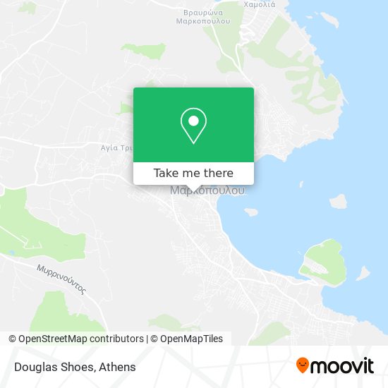 Douglas Shoes map