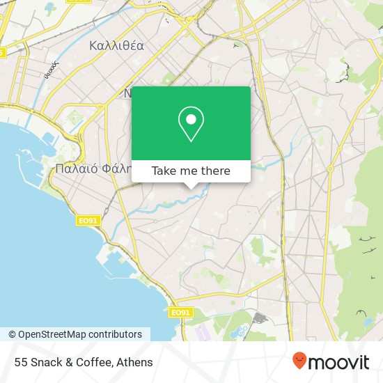 55 Snack & Coffee, Ξάνθης 173 41 Άγιος Δημήτριος map