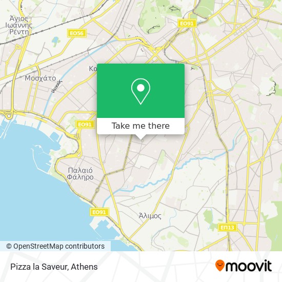 Pizza la Saveur map