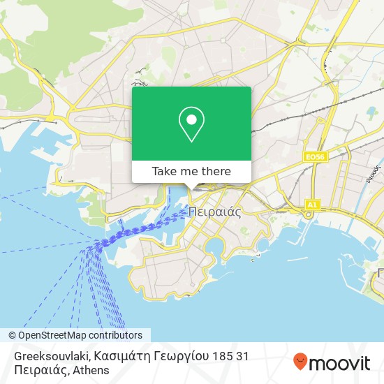 Greeksouvlaki, Κασιμάτη Γεωργίου 185 31 Πειραιάς map