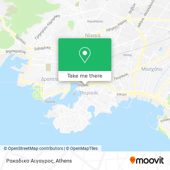 Ρακαδικο Αιγαγρος map