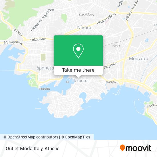 Outlet Moda Italy map