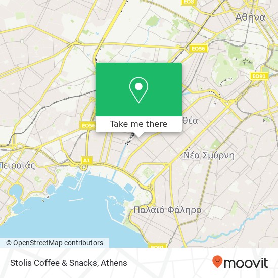 Stolis Coffee & Snacks, Κρέμου 243 176 75 Καλλιθέα map