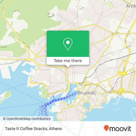 Taste It Coffee Snacks, Αγχιάλου 147 185 44 Πειραιάς map