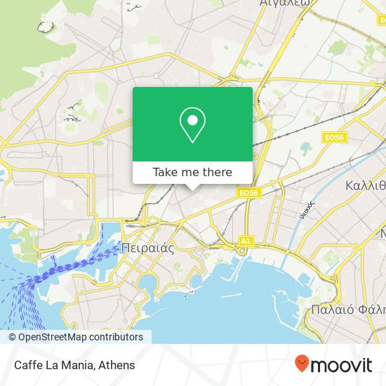 Caffe La Mania, Αγίου Ελευθερίου 77 185 41 Πειραιάς map