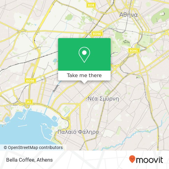 Bella Coffee, Φιλαρέτου 57 176 73 Καλλιθέα map