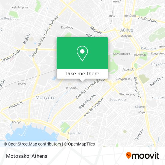 Motosako map