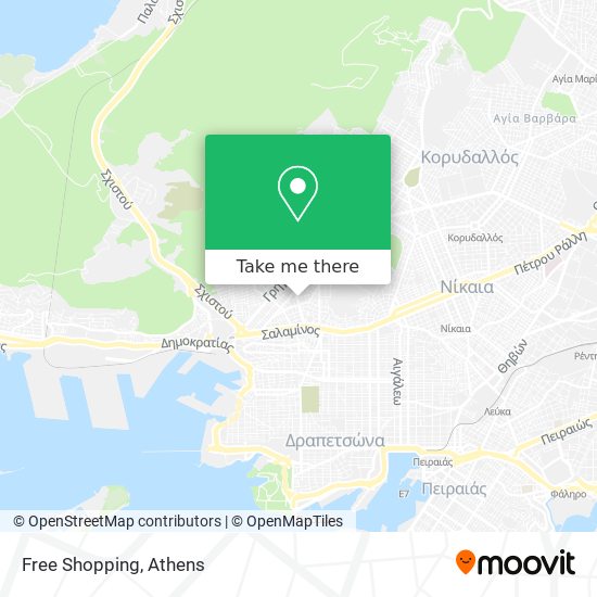 Free Shopping map