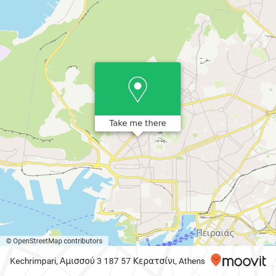 Kechrimpari, Αμισσού 3 187 57 Κερατσίνι map