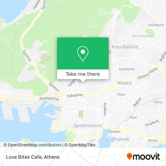 Love Bites Cafe map