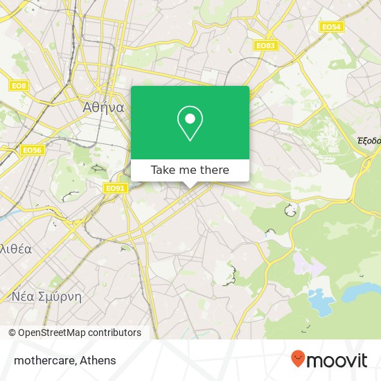 mothercare, Υμηττού 98 116 34 Αθήνα map