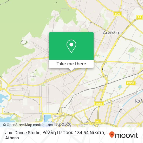 Jois Dance Studio, Ράλλη Πέτρου 184 54 Νίκαια map