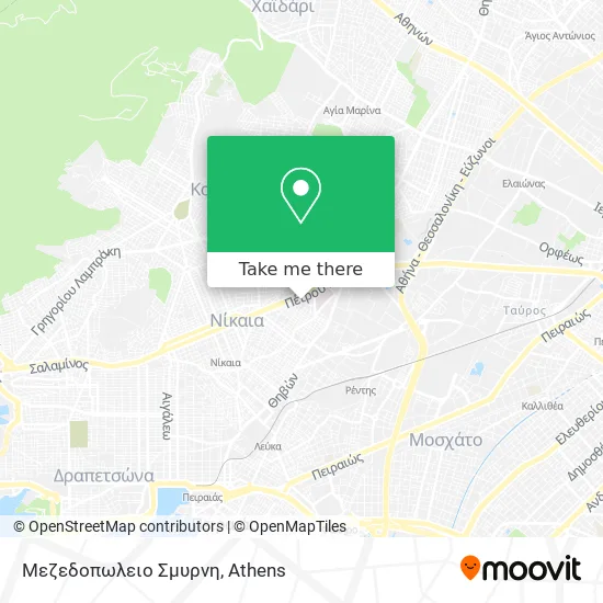 Μεζεδοπωλειο Σμυρνη map