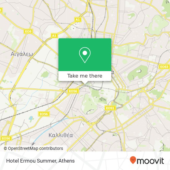 Hotel Ermou Summer map