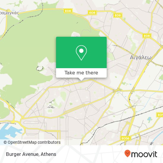 Burger Avenue, Λαμπράκη Γρηγορίου 181 22 Κορυδαλλός map