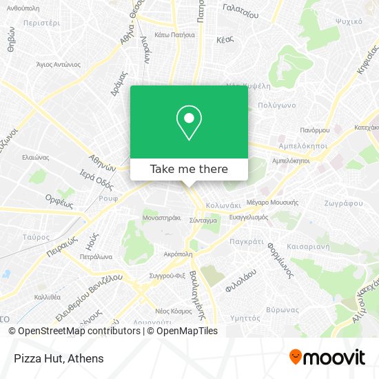 Pizza Hut map