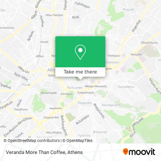Veranda More Than Coffee map