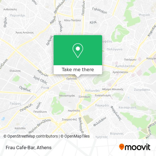 Frau Cafe-Bar map