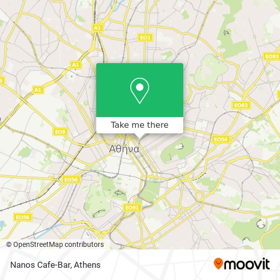 Nanos Cafe-Bar map