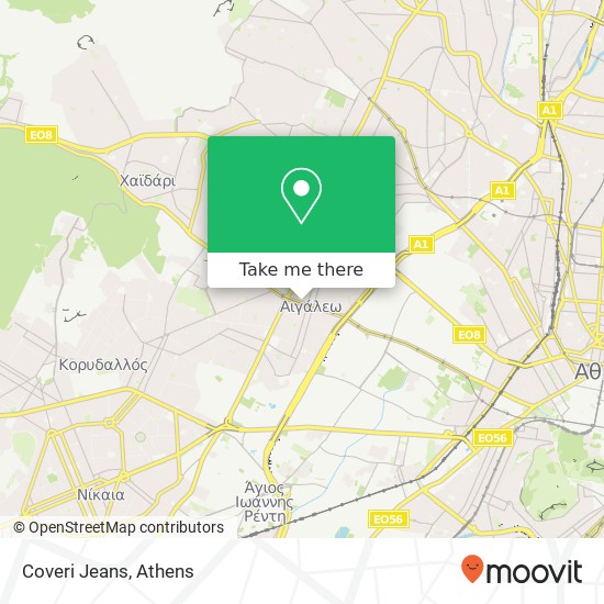 Coveri Jeans map