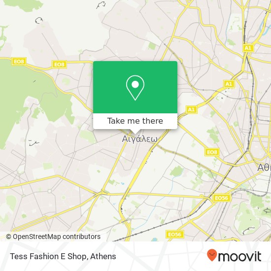 Tess Fashion E Shop, Πανόρμου 122 42 Αιγάλεω map