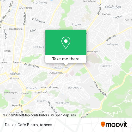 Delizia Cafe Bistro map